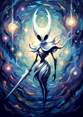Hornet Starry Night Impressionist Art