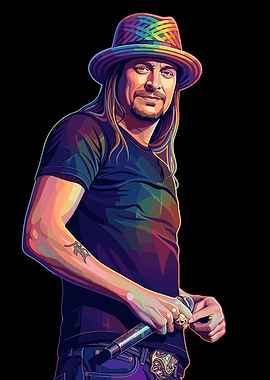 Kid Rock Pop Art Portrait