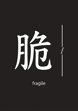 Chinese Character for Fragile