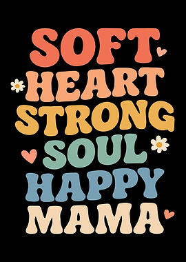 Retro Mama Text Art