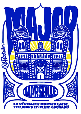 Marseille Cathedral Poster