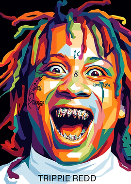 Trippie Redd Pop Art Portrait