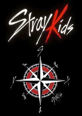 Stray Kids Logo and Compass