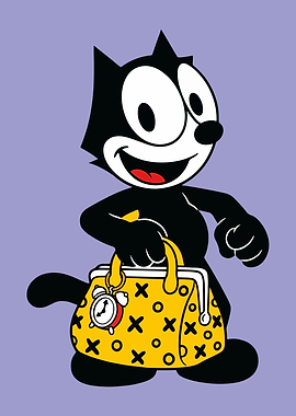Felix the Cat with a Purse