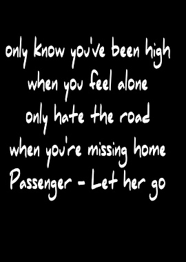 Passenger Let Her Go Lyrics