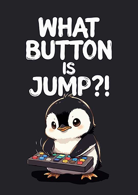 Penguin Playing Video Games