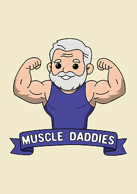Muscle Daddies Cartoon