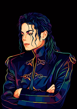 Michael Jackson Pop Art Portrait