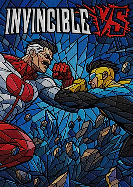 Invincible VS Game Stained Glass