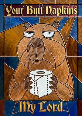 Capybara with Butt Napkins
