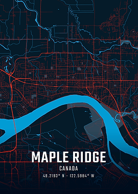Maple Ridge City Map