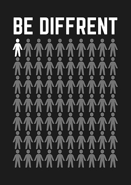 Be Different Motivational Poster