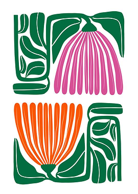 Matisse | Deux fleurs jumelles