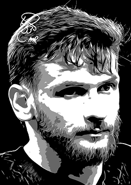 Kvaratskhelia Pop Art Portrait
