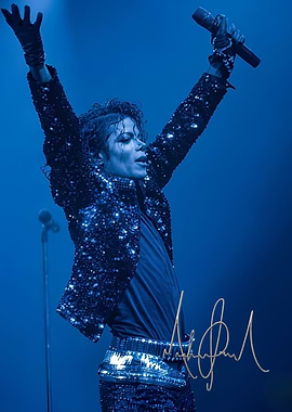 Michael Jackson Performing on Stage