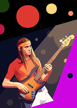 Jaco_Pastorius Man playing bass guitar