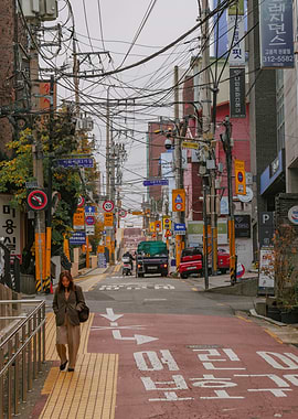 Urban scene in Seoul