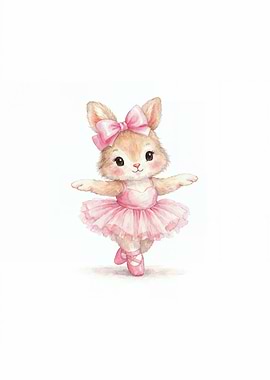 Pink Ballerina Bunny Nursery