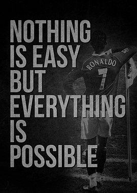 Cristiano Ronaldo Inspirational Quote