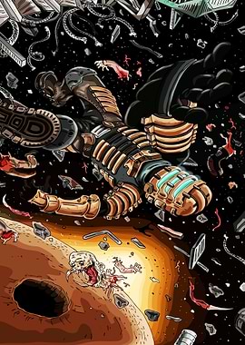 Isaac Clarke in Space Combat