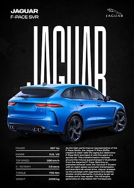 Jaguar F-Pace SVR Blue