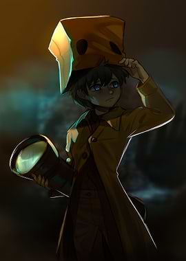 Little Nightmares Character with Lantern