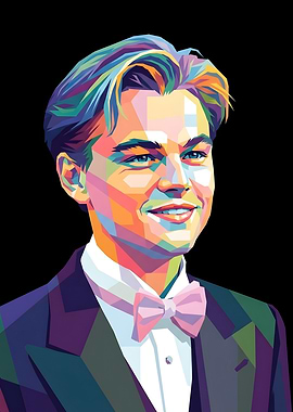 Leonardo DiCaprio Pop Art Portrait