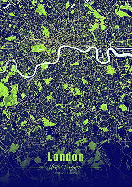 London City Map Art
