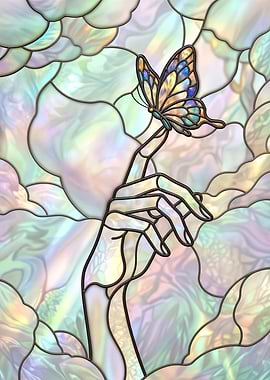 Butterfly and God's Hand