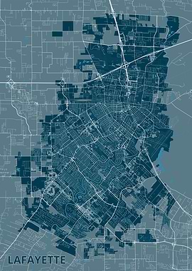 Lafayette City Map