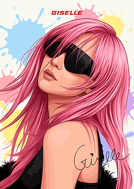 Giselle with Pink Hair