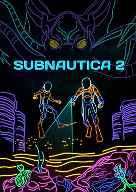 Subnautica 2 Neon Art