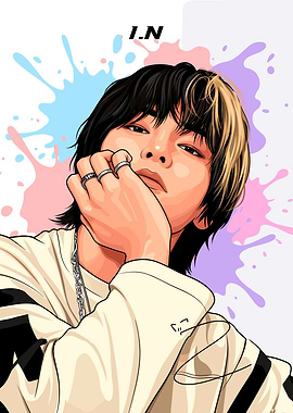 I.N. K-Pop Idol Portrait