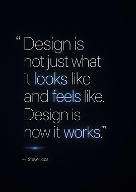 Steve Jobs Design Quote