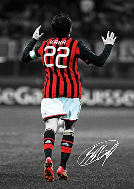 Kaka Soccer Jersey Celebration