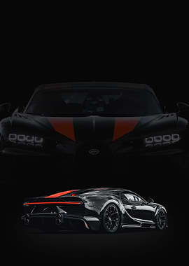 Bugatti Chiron Super Sport 300+ Rear View