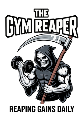 The Gym Reaper Lifting Weights