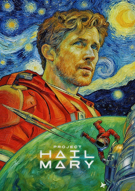 Project Hail Mary Starry Night Style