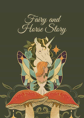 Fairy and Horse Story Book Cover