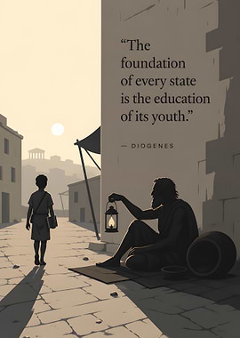 Diogenes Quote on Education