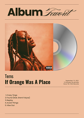 Tems Album Cover