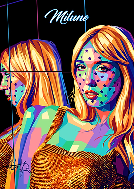 Milune Pop Art Portrait