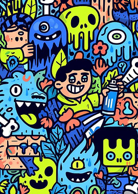 Graffiti Monsters and Characters