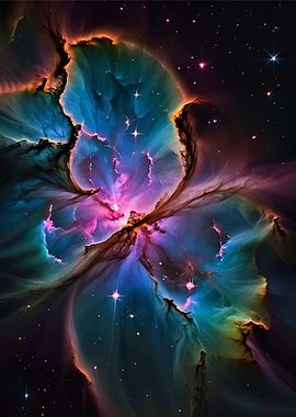 Stunning Nebula in Deep Space