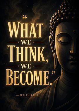 Buddha Quote: What We Think, We Become