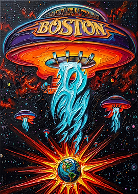 Boston Album Cover Art