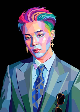 Jimin Pop Art Portrait