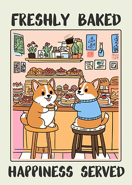 Corgi Bakery Freshly Baked Happiness