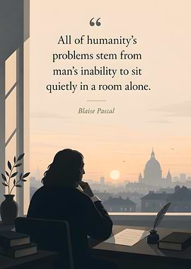 Pascal quote about humanity's problems