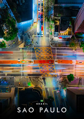 Sao Paulo Night Traffic